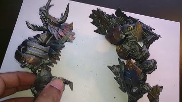 Custom Transformers Movie Dinobots Combiner Instructions