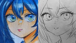 Hatsune Miku Drawing in Soft Pastel colour Tutorial#trending#softpastel#hatsunemiku#tutorial💙🤍