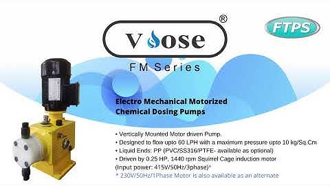 Vdose Brand Dosing Pumps