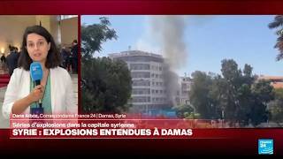 Syrie Deux Explosions Près De Lhôtel De Damas Où Emmanuel Macron A Passé La Nuit
