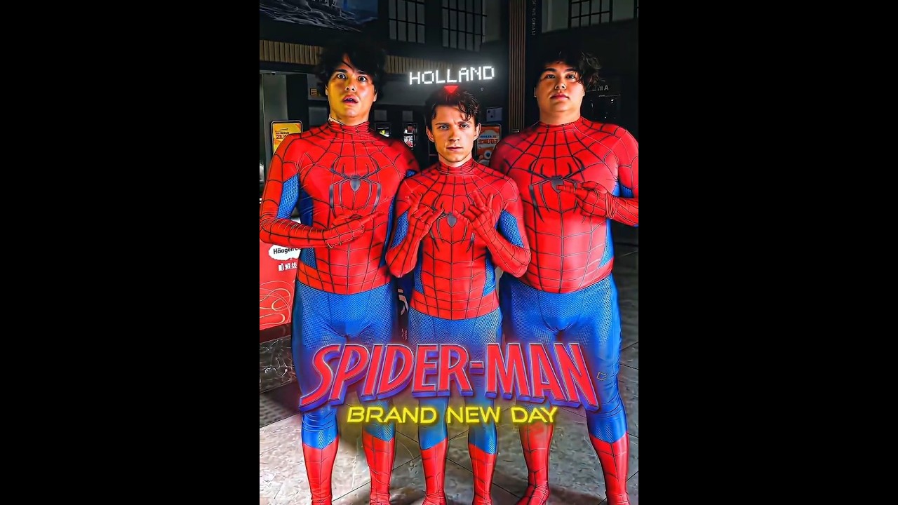 Tom Holland Met Spider-Man at the Movies 😳🕷️ #spiderman #tomholland #shorts