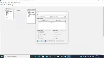 HOW TO SET THE RELATION BETWEEN THE MULTIPLE TABLES IN OPEN OFFICE  DATABASE. {PART-4}