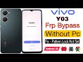 Vivo Y03 Frp Bypass | Without Pc | Fix - Pattern Lock Not Set Google - Google Account Not Sign in 