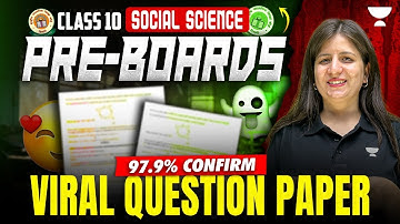 Class 10 SST Paper Leak 😱 | Pre Boards 2025 | Most Important Questions & MCQs | Shweta Ma’am