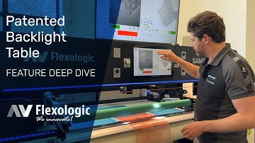 Patented Backlight System On Automatic Flexo Plate Mounter SAMM 3.0