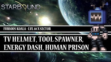 [Starbound Locator][T10] - TV Helmet, Tool Spawner, Human Prison
