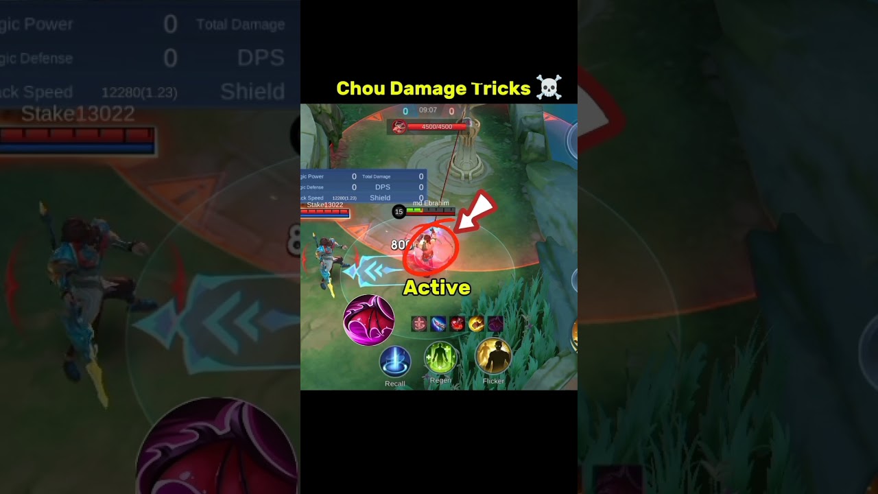 Chou Damage Tricks Mobile legends 