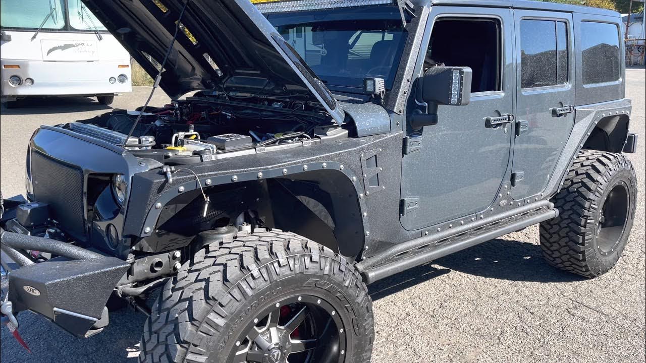 392 Hemi in a Jeep JK and a 8 speed HP70 YouTube