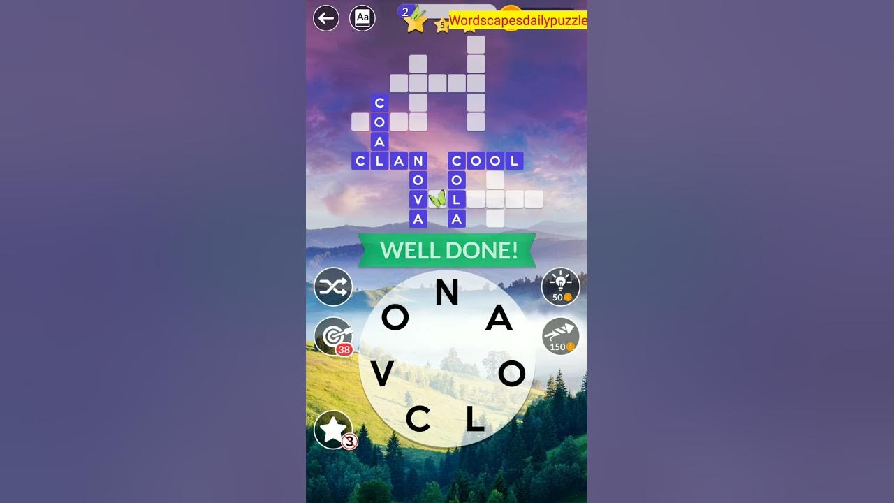 WORDSCAPES Daily Puzzle March 20, 2023 YouTube