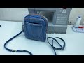 Creating a beautiful handbag from old jeans is a fun and sustainable sewing project.