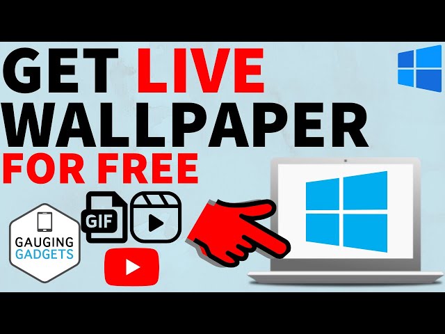 How to use GIF Wallpaper as desktop background Windows 10