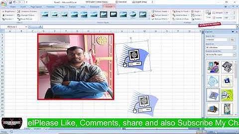 Illustrations Group Insert Tab in Excel 2007 in Hindi    #apnadigitaladvancecomputeretah