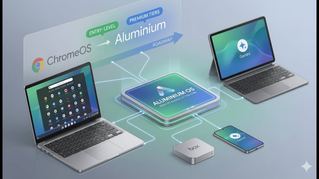 Chrome OS to be terminated in 2034 Gradually replaced by Aluminum OS Android Desktop
