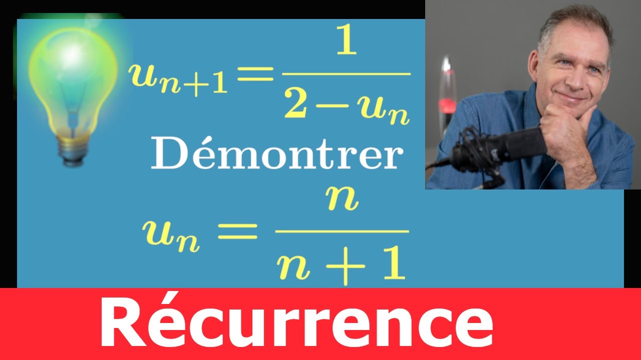 raisonnement par récurrence ♦ Exercice idéal pour débuter ♦ Terminale spé maths ♦ Un+1=1/(2-Un)