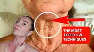 You will never get rid of a TURKEY NECK without these techniques | Neck lines,wrinkles neck
