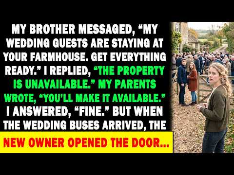 My Brother Messaged, “My wedding guests are staying at your farmhouse," I want Everything Perfect...