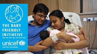 Unicef UK Baby Friendly Initiative | Meeting baby for the first time