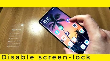 How to disable the screen lock for Xiaomi Redmi 14C
