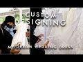 wedding dress shopping! | i&#39;m custom designing + creating my dream dress at 22! 😍