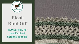 Picot Bind Off