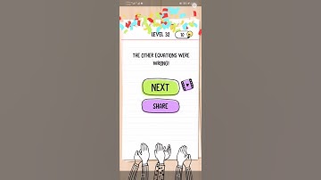 Brain test Level  32 Walkthrough