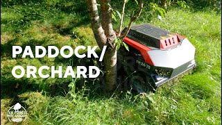 First test of the Bluebird FM 24-70 brush cutter robot