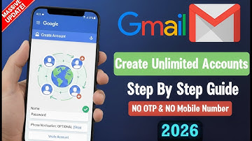 Create Unlimited Gmail Accounts on Android Phone Number Optional