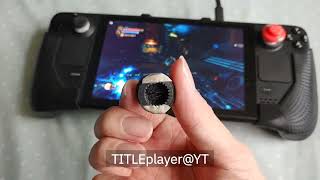 Steam Deck: KontrolFreeks with Capacitive Touch (Superior Thumbstick + Conductive Tape)