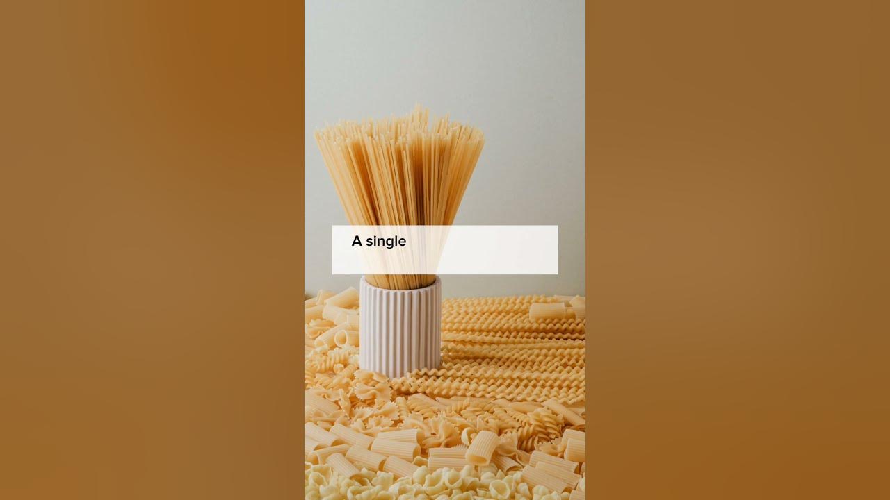 Name For Single Strand Of Spaghetti