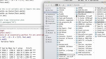 Lab 7, video 3: 3-way factorial analysis and visualization