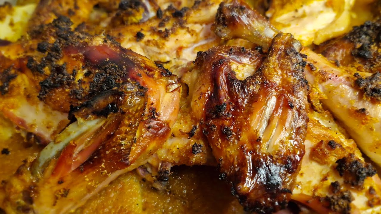 صينية بطاطس بالفراخ بطريقة سهلة ولذيذة 😋