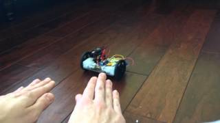 Particle Photon + Leap Motion-Controlled Robot