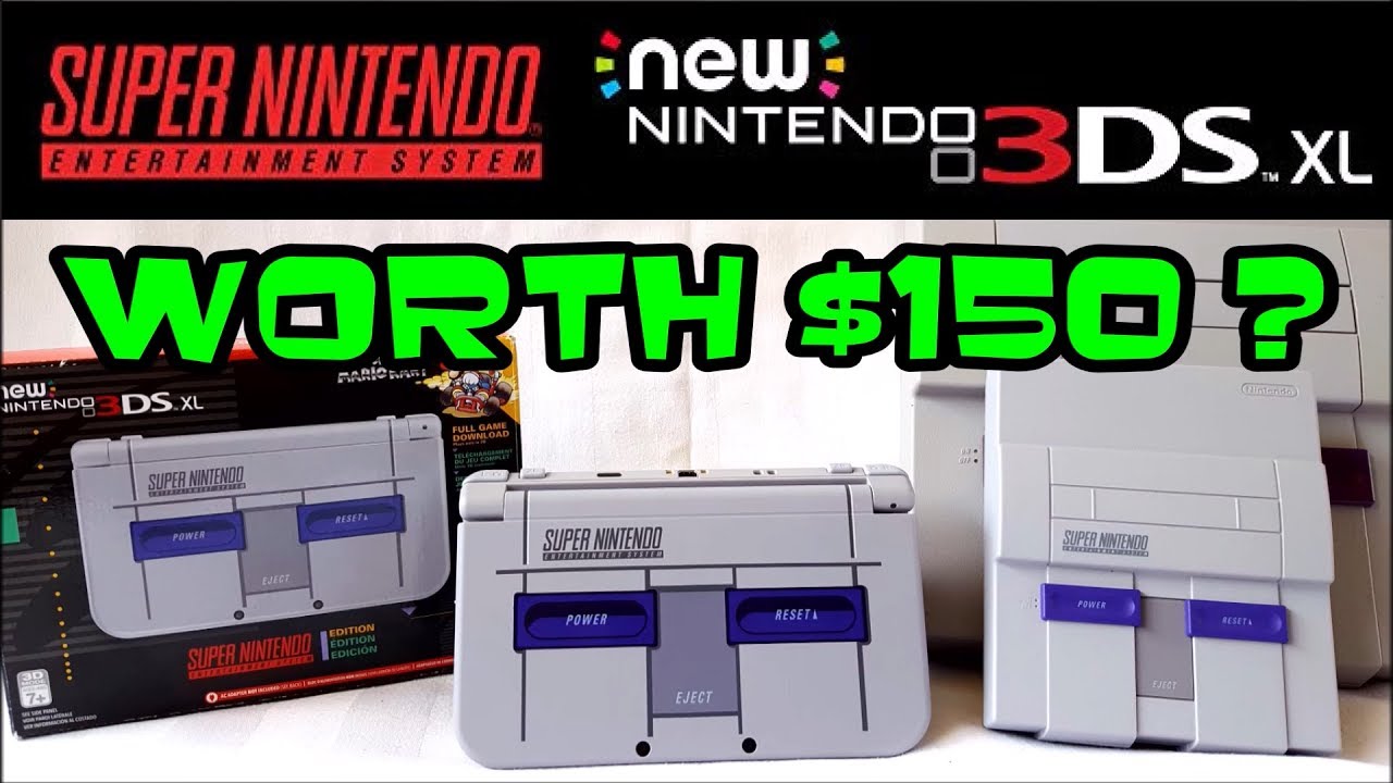 Super Nintendo 3DS unboxing and review -