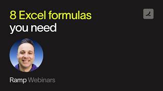 8 Excel Formulas Every Finance Team Needs