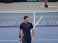 Roger Federer vs John Isner - Court Level View Highlights HD