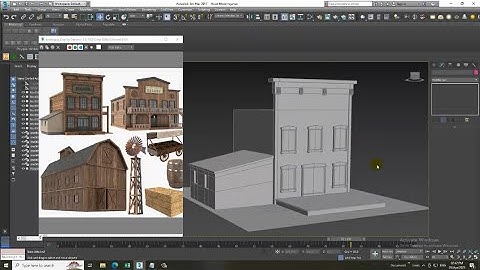 3dsMax Tutorials, Learn 3D Modeling Game Assets from Scratch in 3dsmax ( Part 1)