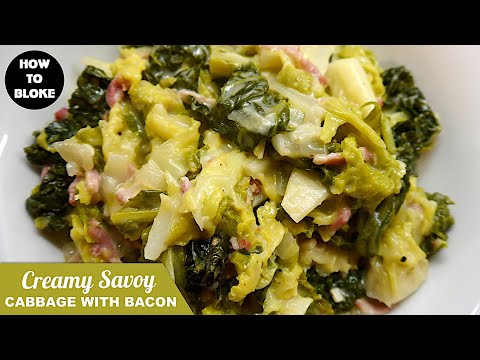 Video: Savoy Cabbage Qaws Hauv Dos-qaub Cream Sauce