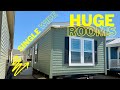 New single wide with MASSIVE bedrooms!! Very uncommon layout on this mobile home! Home Tour