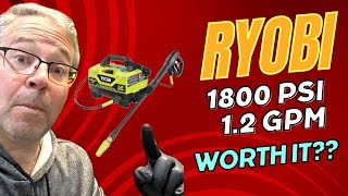 Ryobi 1800PSI 1.2GPM Electric Pressure Washer | Is it worth buying?? | $99 plus tax at Home Depot!