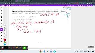 8.3 Using Recursion Example 2 makeStarBucks(int n)