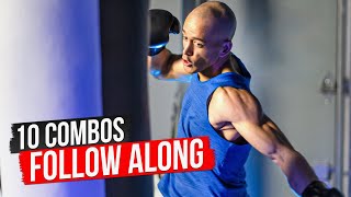 10 Easy to Learn Knockout Combos | Follow along Boxing workout