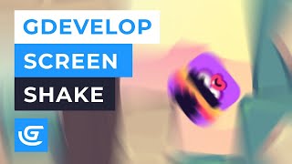 How to add a Screen Shake in GDevelop Free Game Engine using a Timer and Scene Variables - Tutorial