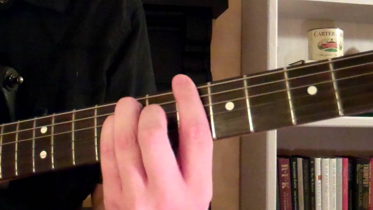 How To Play the Bb (B Flat) Major Chord or (A#) A Sharp On Guitar - YouTube...