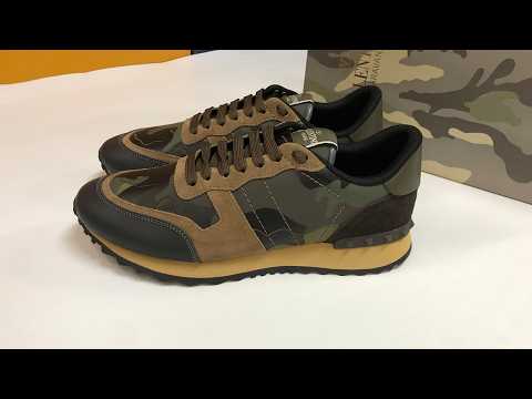 Valentino Garavani Camouflage Rockrunner Sneakers Review