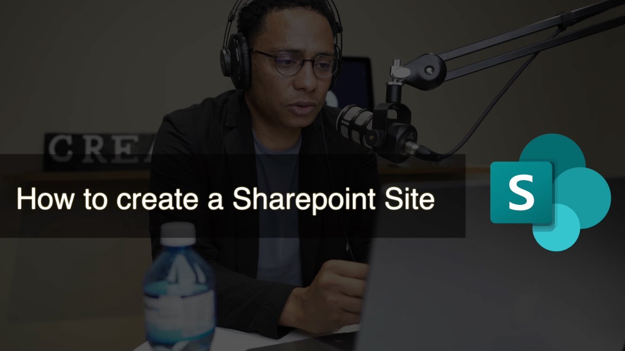 How to create a Microsoft Sharepoint site. - YouTube