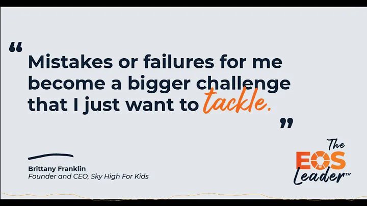 The EOS Leader Podcast | "I Want to Tackle Mistake...