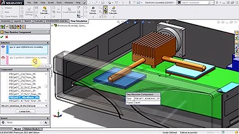 Electronics Cooling Add-on Module for SOLIDWORKS Flow Simulation