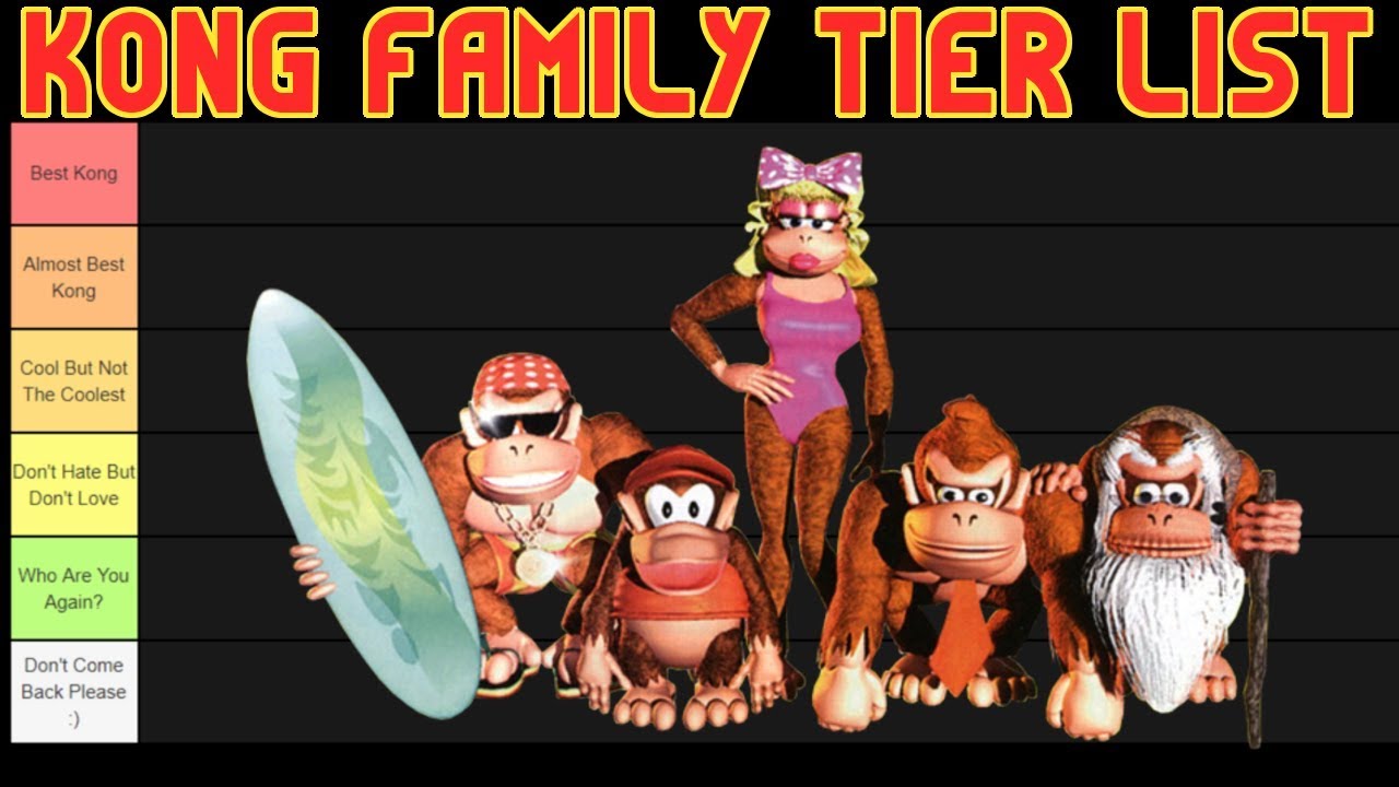 donkey kong family