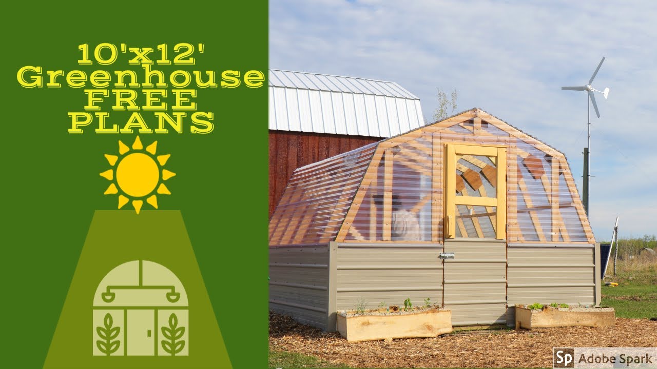 10 x 12 DIY Greenhouse Tour with FREE PLANS & TOTAL COST