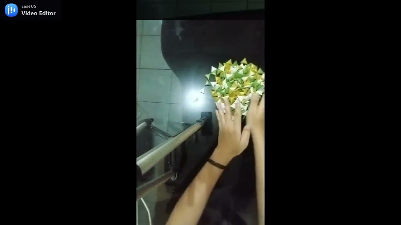 cara membuat kerajinan tangan dari sedotan dengan teknik meronce - YouTube